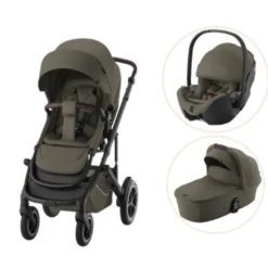 Britax Römer Smile 5Z Lux Barnvagn Inkl. Baby-Safe Pro Babyskydd - Urban Olive