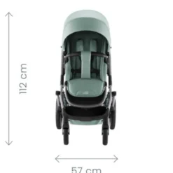 Britax Römer Smile 5Z Lux Duovagn inkl. Baby-Safe Core Babyskydd - Warm Caramel/Space Black