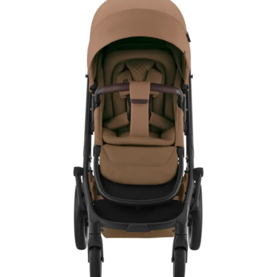 Britax Römer Smile 5Z Lux Duovagn inkl. Baby-Safe Core Babyskydd - Warm Caramel/Space Black