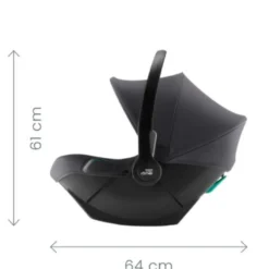 Britax Römer Smile 5Z Lux Duovagn inkl. Baby-Safe Core Babyskydd - Warm Caramel/Space Black