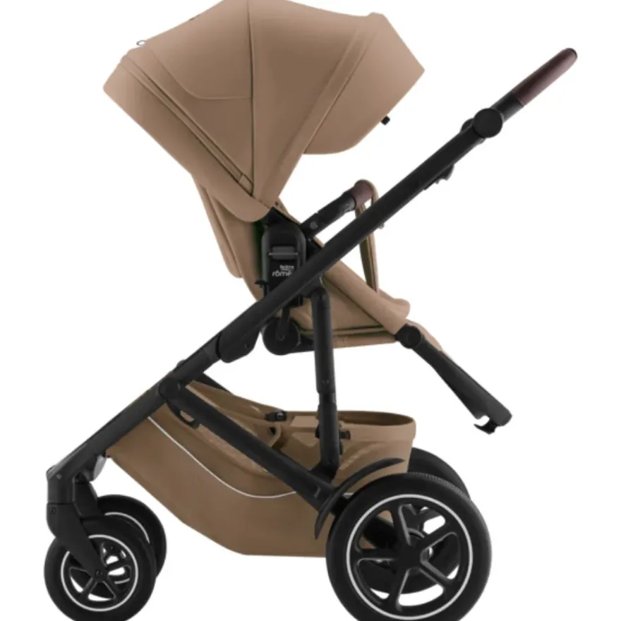 Britax Römer Smile 5Z Lux Duovagn inkl. Baby-Safe Core Babyskydd - Warm Caramel/Space Black