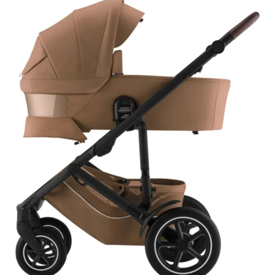 Britax Römer Smile 5Z Lux Duovagn inkl. Baby-Safe Core Babyskydd - Warm Caramel/Space Black