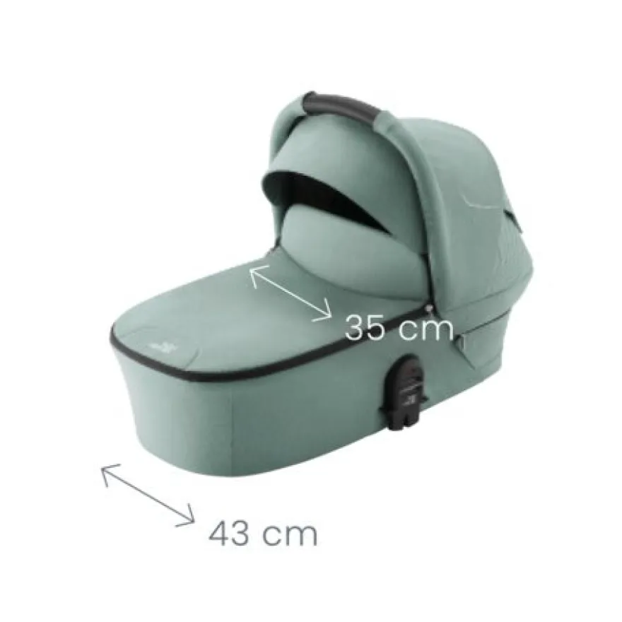Britax Römer Smile 5Z Lux Duovagn inkl. Baby-Safe Core Babyskydd - Warm Caramel/Space Black