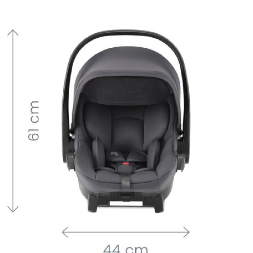 Britax Römer Smile 5Z Lux Duovagn inkl. Baby-Safe Core Babyskydd - Warm Caramel/Space Black