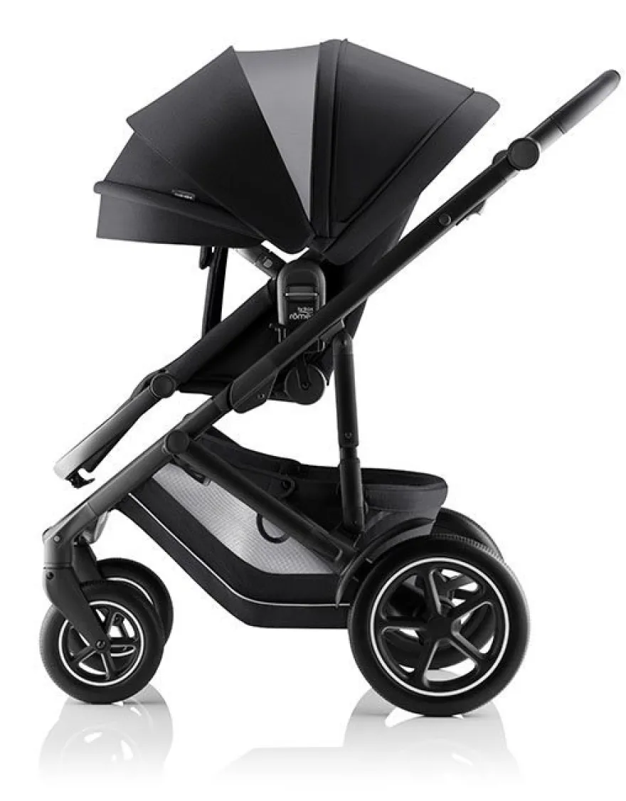 Britax Römer Smile 5Z Style Barnvagn Inkl.. Baby-Safe Core Babyskydd - Carbon Black/Space Black