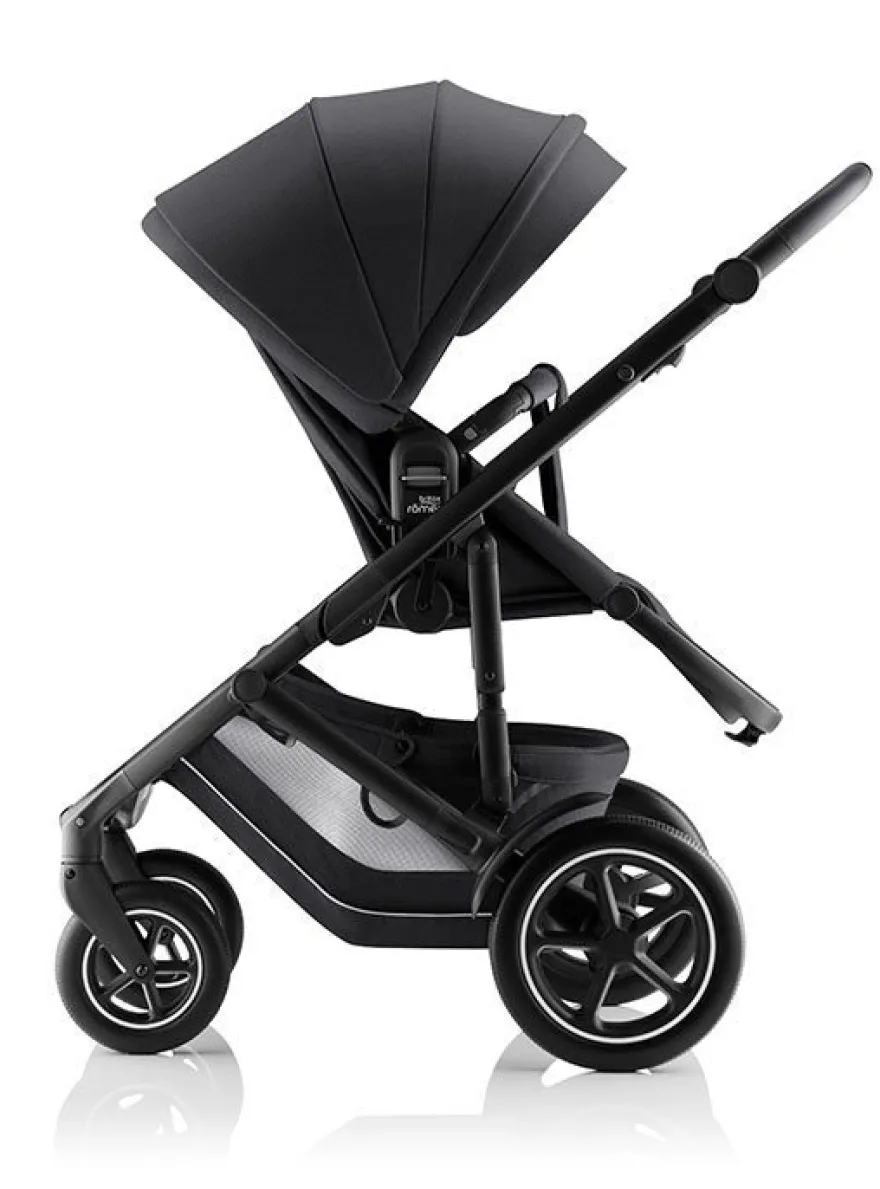 Britax Römer Smile 5Z Style Barnvagn Inkl.. Baby-Safe Core Babyskydd - Carbon Black/Space Black