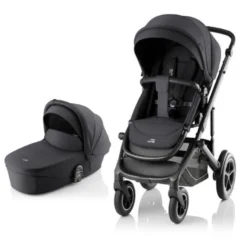 Britax Römer Smile 5Z Style Barnvagn Inkl. Baby-Safe Pro Babyskydd - Carbon Black