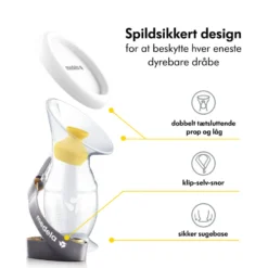 Bröstmjölksuppsamlare i silikon