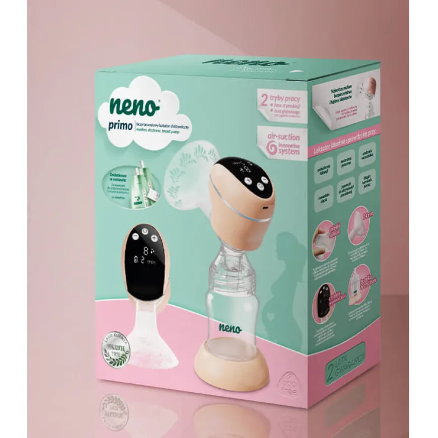 Bröstpump Elektrisk Singel Primo - Rosa