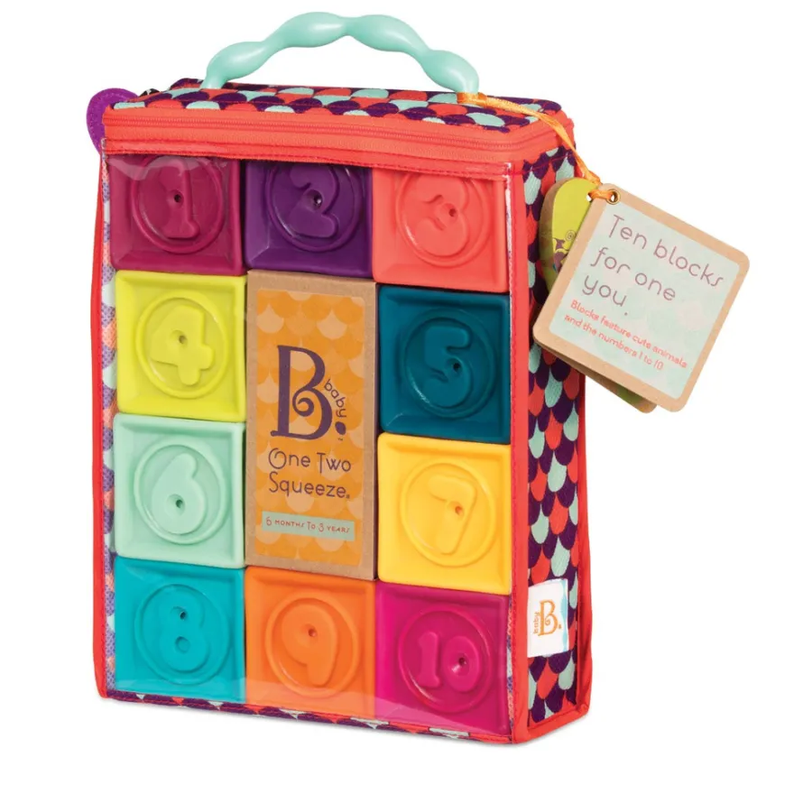 B Toys One Two - Mjuka Klossar