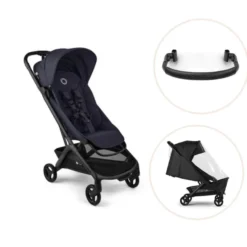 Bugaboo Butterfly 2 med Bygel och Regnskydd - Black/Deep Indigo