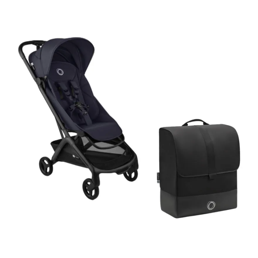 Bugaboo Butterfly 2 Resevagn inkl transportväska - Black/Deep Indigo