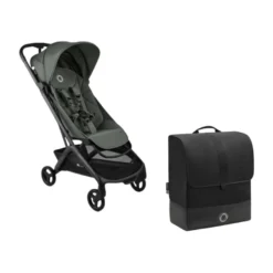 Bugaboo Butterfly 2 Resevagn inkl. transportväska - Black/Forest Green