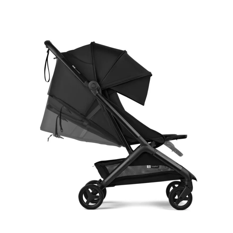 Bugaboo Butterfly 2 Sittvagn Med Bygel, Insektsnät Och Regnskydd - Black/Heritage Black