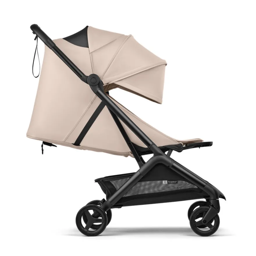 Bugaboo Butterfly 2 Sittvagn Med Bygel, Insektsnät Och Regnskydd - Black/Desert Taupe