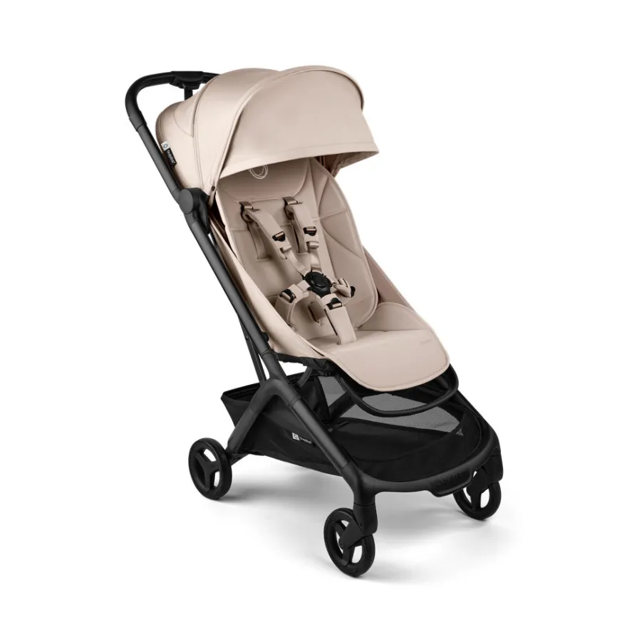 Bugaboo Butterfly 2 Sittvagn Med Bygel, Insektsnät Och Regnskydd - Black/Desert Taupe