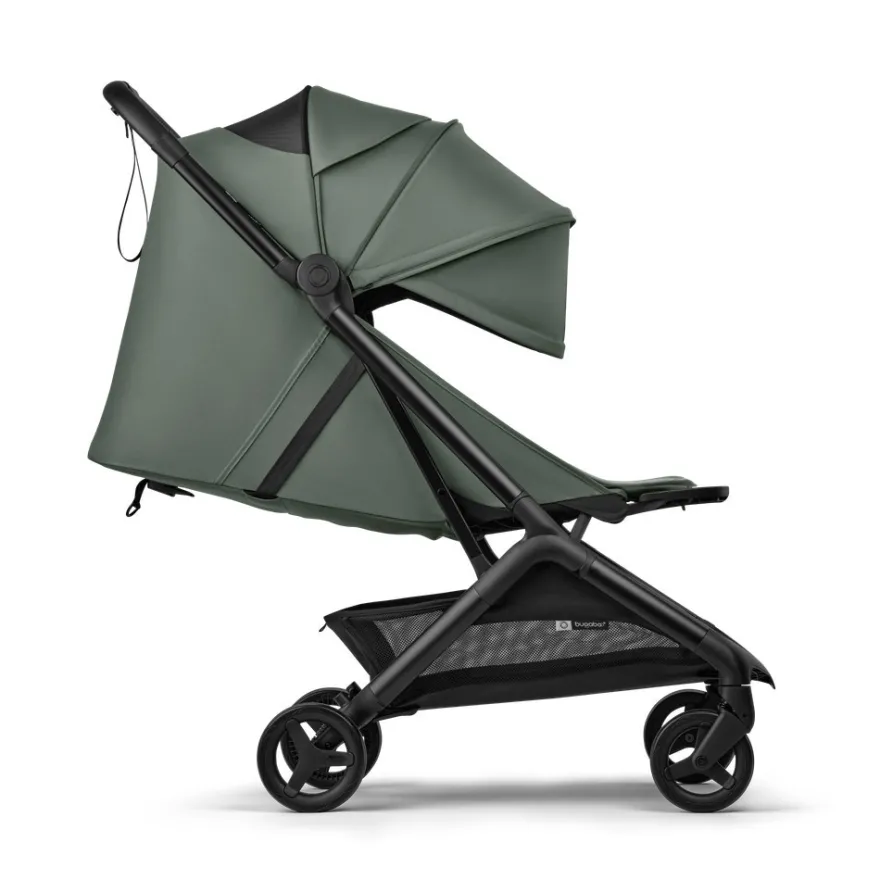 Bugaboo Butterfly 2 Sittvagn Med Bygel, Insektsnät Och Regnskydd - Black/Forest Green