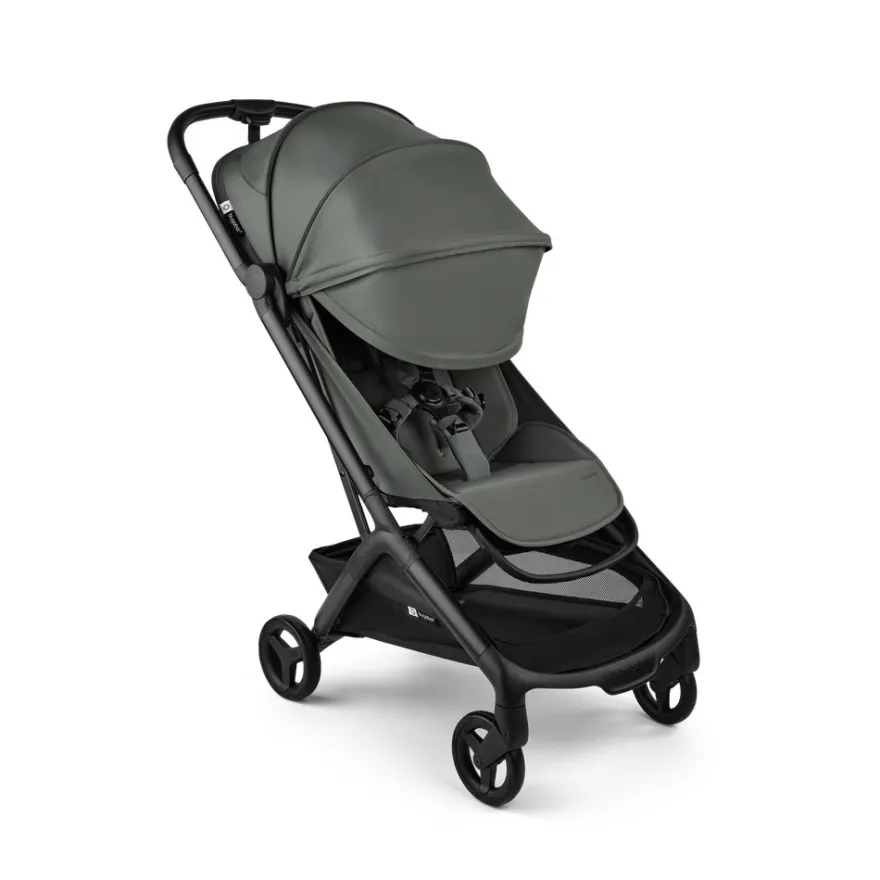 Bugaboo Butterfly 2 Sittvagn Med Bygel, Insektsnät Och Regnskydd - Black/Forest Green