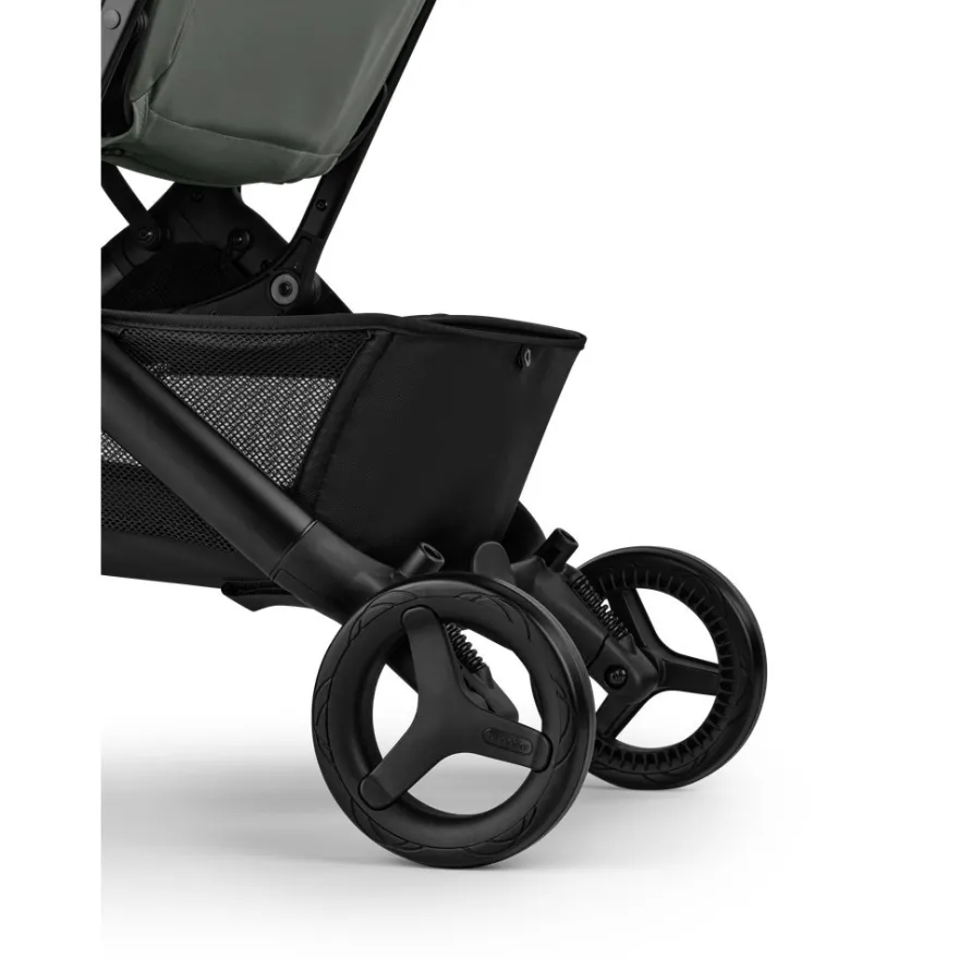 Bugaboo Butterfly 2 Sittvagn Med Bygel, Insektsnät Och Regnskydd - Black/Forest Green