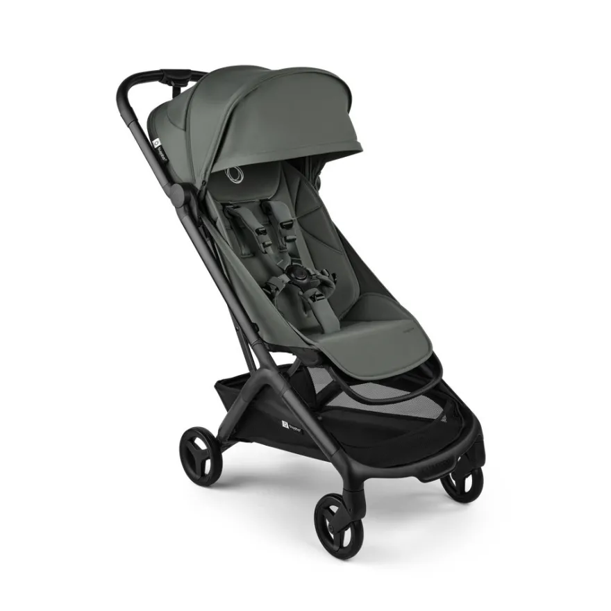 Bugaboo Butterfly 2 Sittvagn Med Bygel, Insektsnät Och Regnskydd - Black/Forest Green