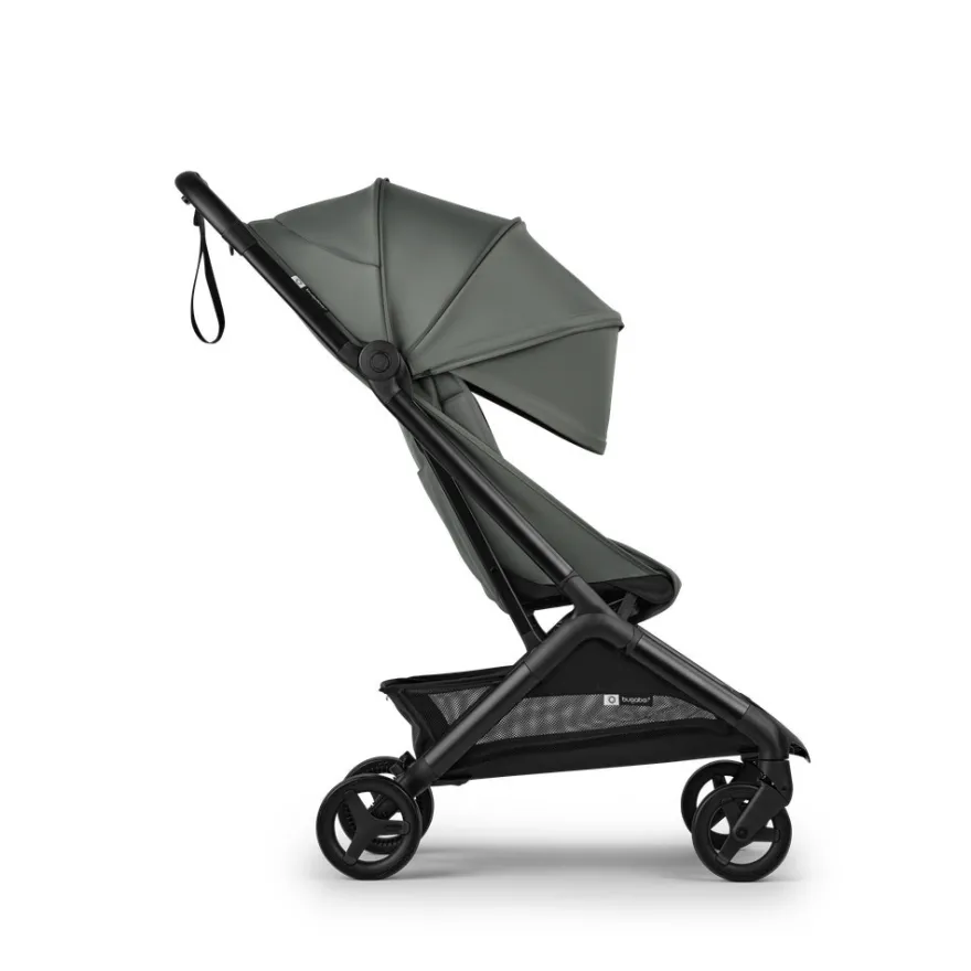 Bugaboo Butterfly 2 Sittvagn Med Bygel, Insektsnät Och Regnskydd - Black/Forest Green