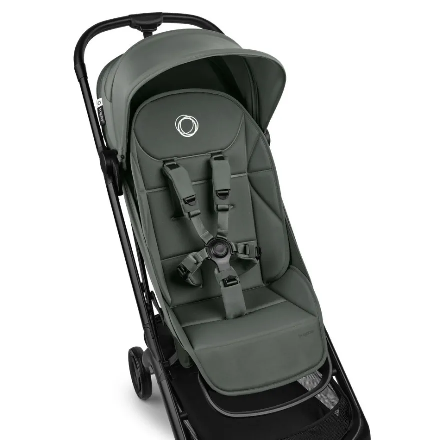 Bugaboo Butterfly 2 Sittvagn Med Bygel, Insektsnät Och Regnskydd - Black/Forest Green