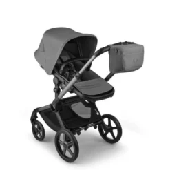 Bugaboo Donkey 6 Barnvagn Inkl. Syskonsits, Organizer, Åkpåse, Mugghållare, Liggdelsadapter & Regnskydd - Moon Grey