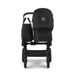 Bugaboo Donkey 6 Barnvagn Inkl. Syskonsits, Organizer, Åkpåse, Mugghållare, Liggdelsadapter & Regnskydd - Heritage Black
