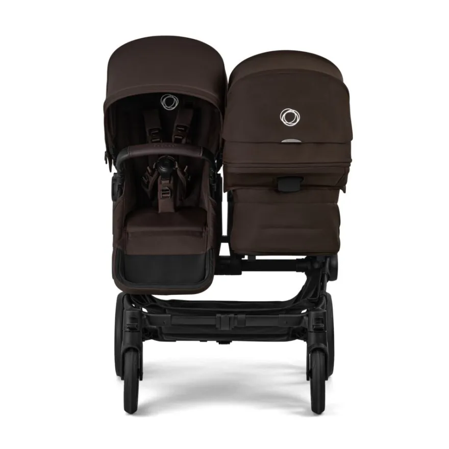 Bugaboo Donkey 6 Barnvagn Inkl. Syskonsits, Organizer, Åkpåse, Mugghållare, Liggdelsadapter & Regnskydd - Fern Green