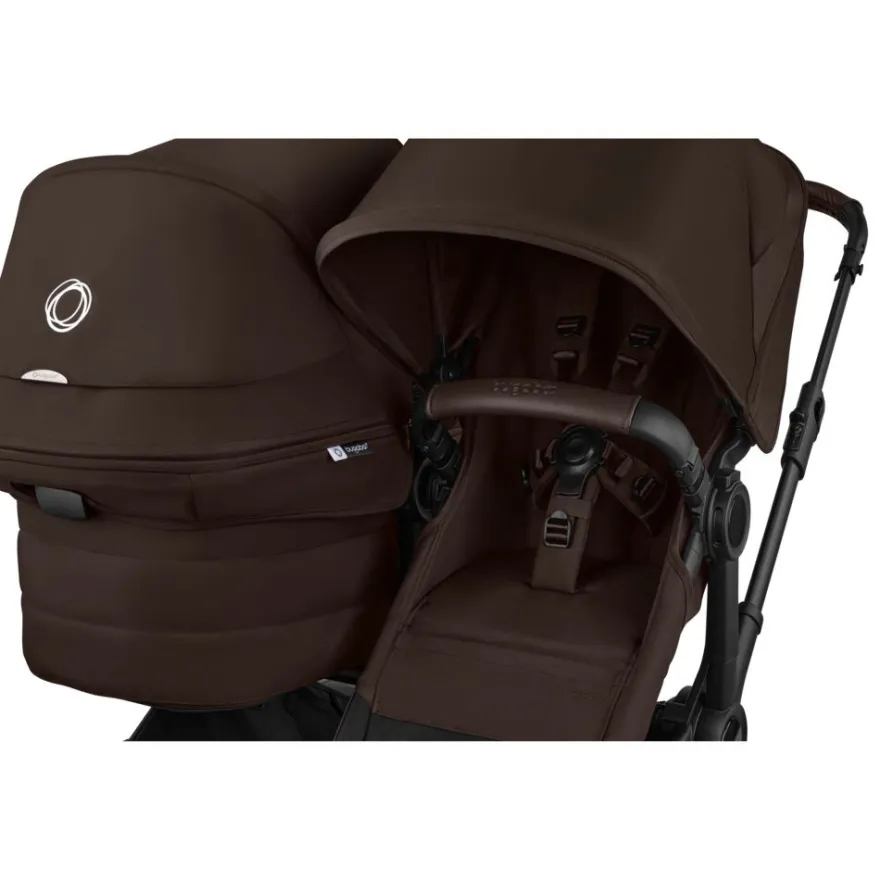 Bugaboo Donkey 6 Barnvagn Inkl. Syskonsits, Organizer, Åkpåse, Mugghållare, Liggdelsadapter & Regnskydd - Fern Green