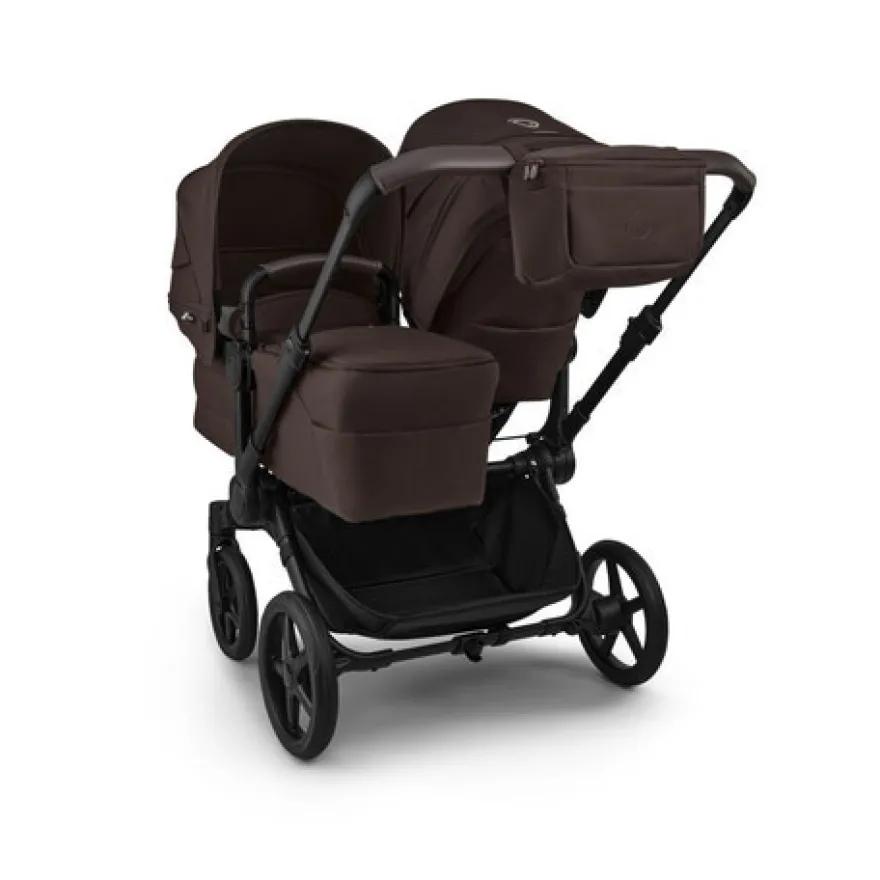 Bugaboo Donkey 6 Barnvagn Inkl. Syskonsits, Organizer, Åkpåse, Mugghållare, Liggdelsadapter & Regnskydd - Fern Green