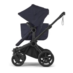 Bugaboo Donkey 6 Barnvagn Inkl. Syskonsits, Organizer, Åkpåse, Mugghållare, Liggdelsadapter & Regnskydd - Deep Indigo