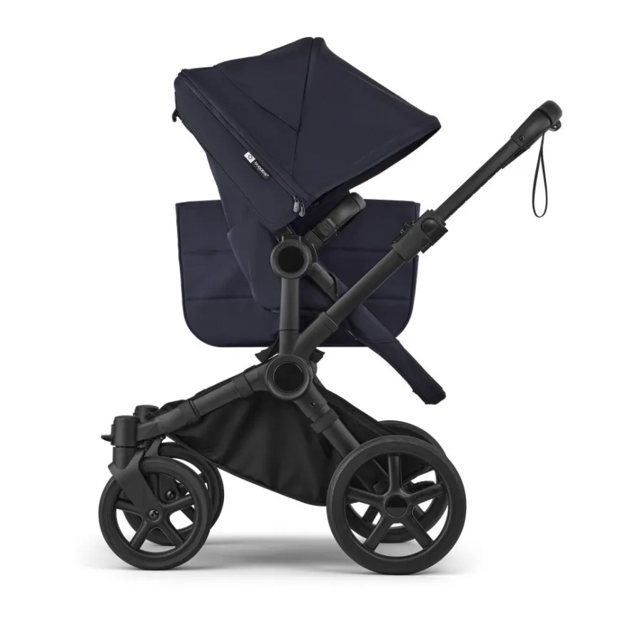 Bugaboo Donkey 6 Barnvagn Inkl. Syskonsits, Organizer, Åkpåse, Mugghållare, Liggdelsadapter & Regnskydd - Deep Indigo