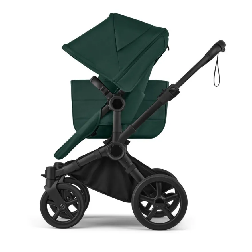 Bugaboo Donkey 6 Barnvagn Inkl. Syskonsits, Organizer, Åkpåse, Mugghållare, Liggdelsadapter & Regnskydd - Fern Green