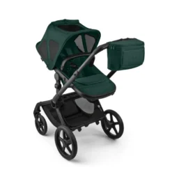 Bugaboo Donkey 6 Barnvagn Inkl. Syskonsits, Organizer, Åkpåse, Mugghållare, Liggdelsadapter & Regnskydd - Fern Green