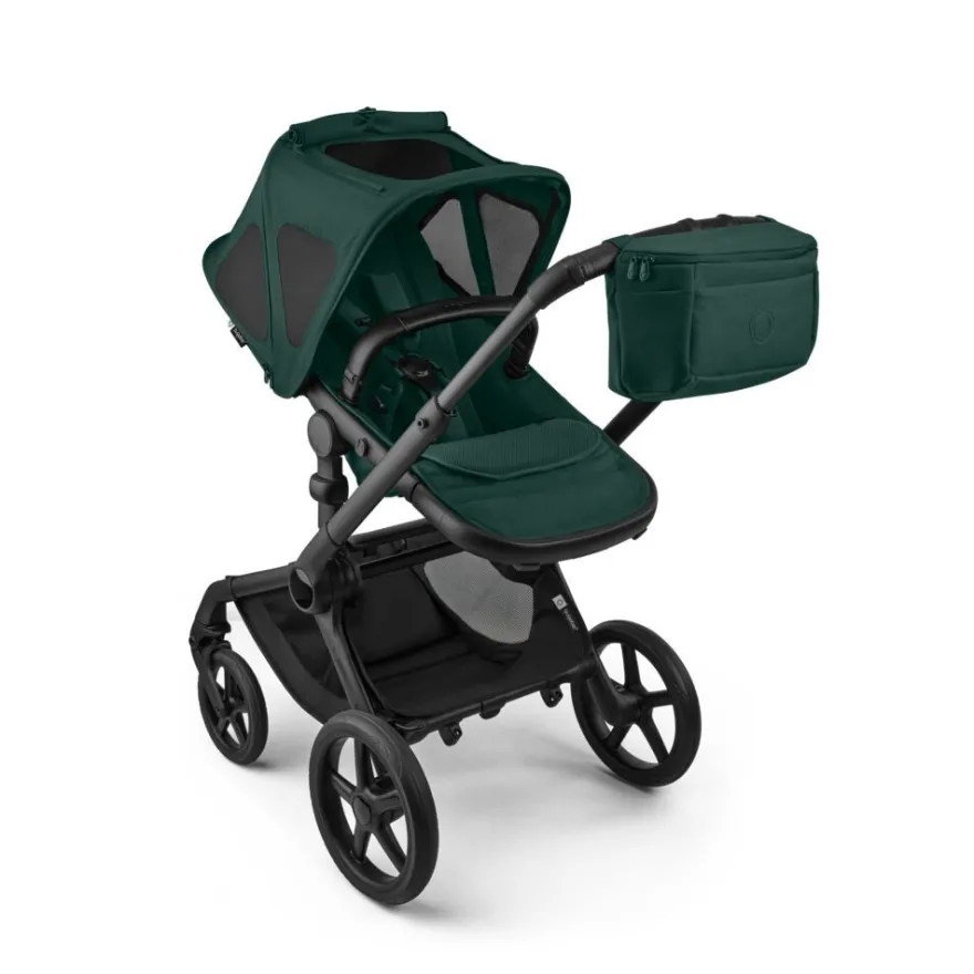 Bugaboo Donkey 6 Barnvagn Inkl. Syskonsits, Organizer, Åkpåse, Mugghållare, Liggdelsadapter & Regnskydd - Fern Green