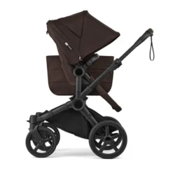 Bugaboo Donkey 6 Barnvagn Med Babynest, Regnskydd Och Mugghållare - Cocoa Brown/Black