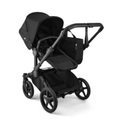 Bugaboo Donkey 6 Barnvagn Med Babynest, Regnskydd Och Mugghållare - Heritage Black/Desert Taupe