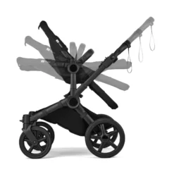 Bugaboo Donkey 6 Barnvagn Med Babynest, Regnskydd Och Mugghållare - Heritage Black/Black