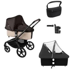 Bugaboo Donkey 6 Tillbehörspaket – Organizer, Mugghållare, Regnskydd & Insektsnät