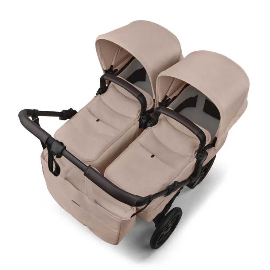 Bugaboo Donkey 6 Tvillingvagn - Desert Taupe Melange