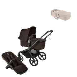 Bugaboo Fox 5 Renew Barnvagn & Bugaboo Babynest - Cocoa Brown/Taupe