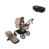 Bugaboo Fox 5 Renew Barnvagn & Bugaboo Babynest - Desert Taupe Melange/Black