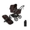 Bugaboo Fox 5 Renew Barnvagn & Sleepytroll Baby Rocker 2.0 Vagnskakare - Cocoa Brown