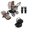 Bugaboo Fox 5 Renew Barnvagn + Thule Maple Babyskydd Inkl. Adapter - Desert Taupe/Black