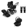 Bugaboo Fox 5 Renew Barnvagn + Thule Maple Babyskydd Inkl. Adapter - Heritage Black/Black