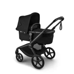 Bugaboo Fox 5 Renew Duovagn Inkl. Skötväska, Åkpåse, Mugghållare, Liggdelsadapter Och Regnskydd – Heritage Black/Black