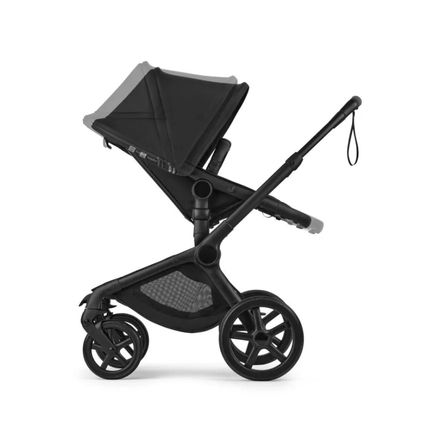 Bugaboo Fox 5 Renew Duovagn Inkl. Skötväska, Åkpåse, Mugghållare, Liggdelsadapter Och Regnskydd – Heritage Black/Black