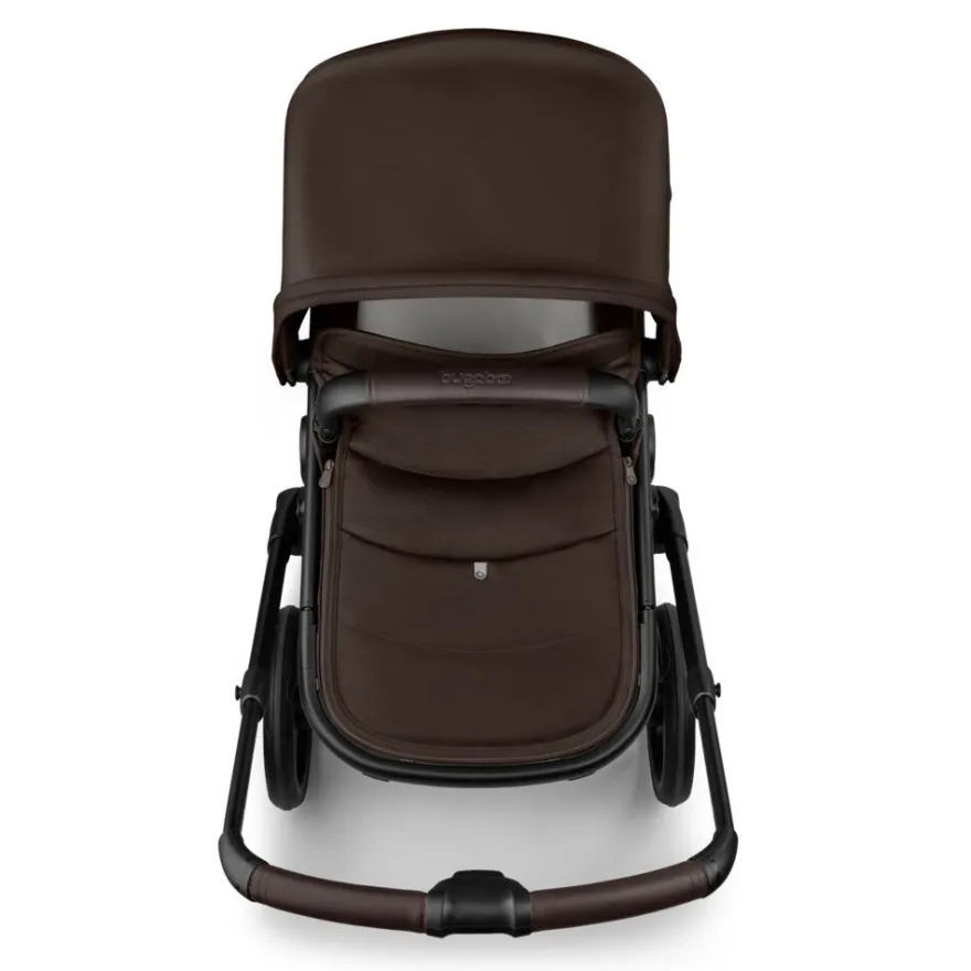 Bugaboo Fox 5 Renew Duovagn Inkl. Skötväska, Åkpåse, Mugghållare, Liggdelsadapter Och Regnskydd – Black/Cocoa Brown