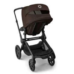 Bugaboo Fox 5 Renew Duovagn Inkl. Skötväska, Åkpåse, Mugghållare, Liggdelsadapter Och Regnskydd – Black/Cocoa Brown